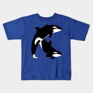 Orca pair Kids T-Shirt